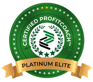 ProfitCoach Platinum Elite award badge